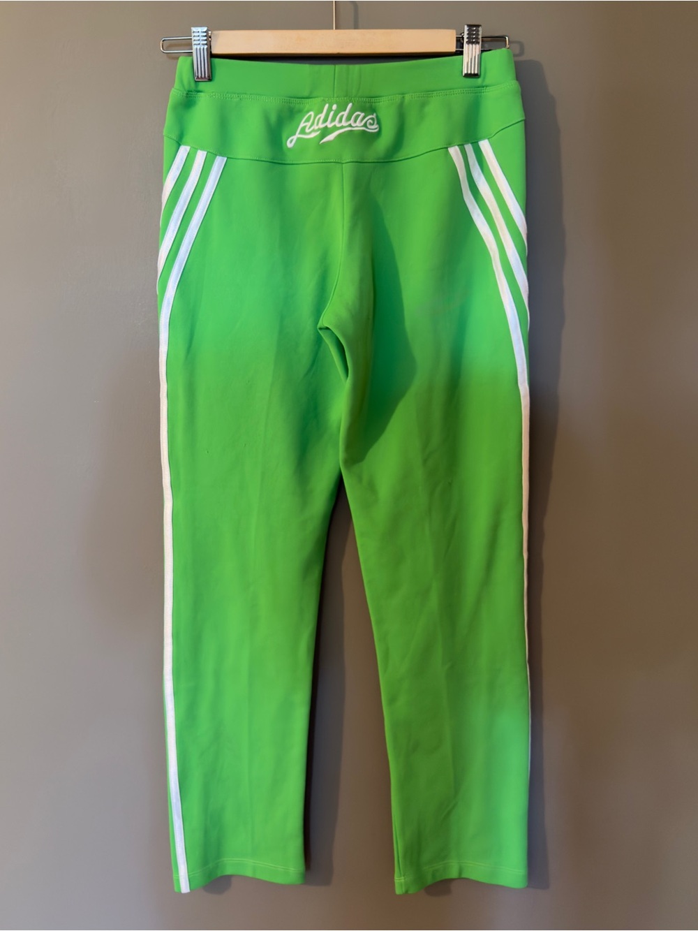 Adidas RARE Vintage Style Green Leggings Size L